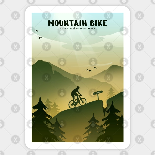 mountain bike Sticker by ris_kiefendi